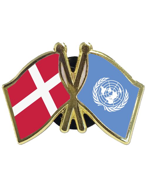 PIN venskabsflag Danmark/FN